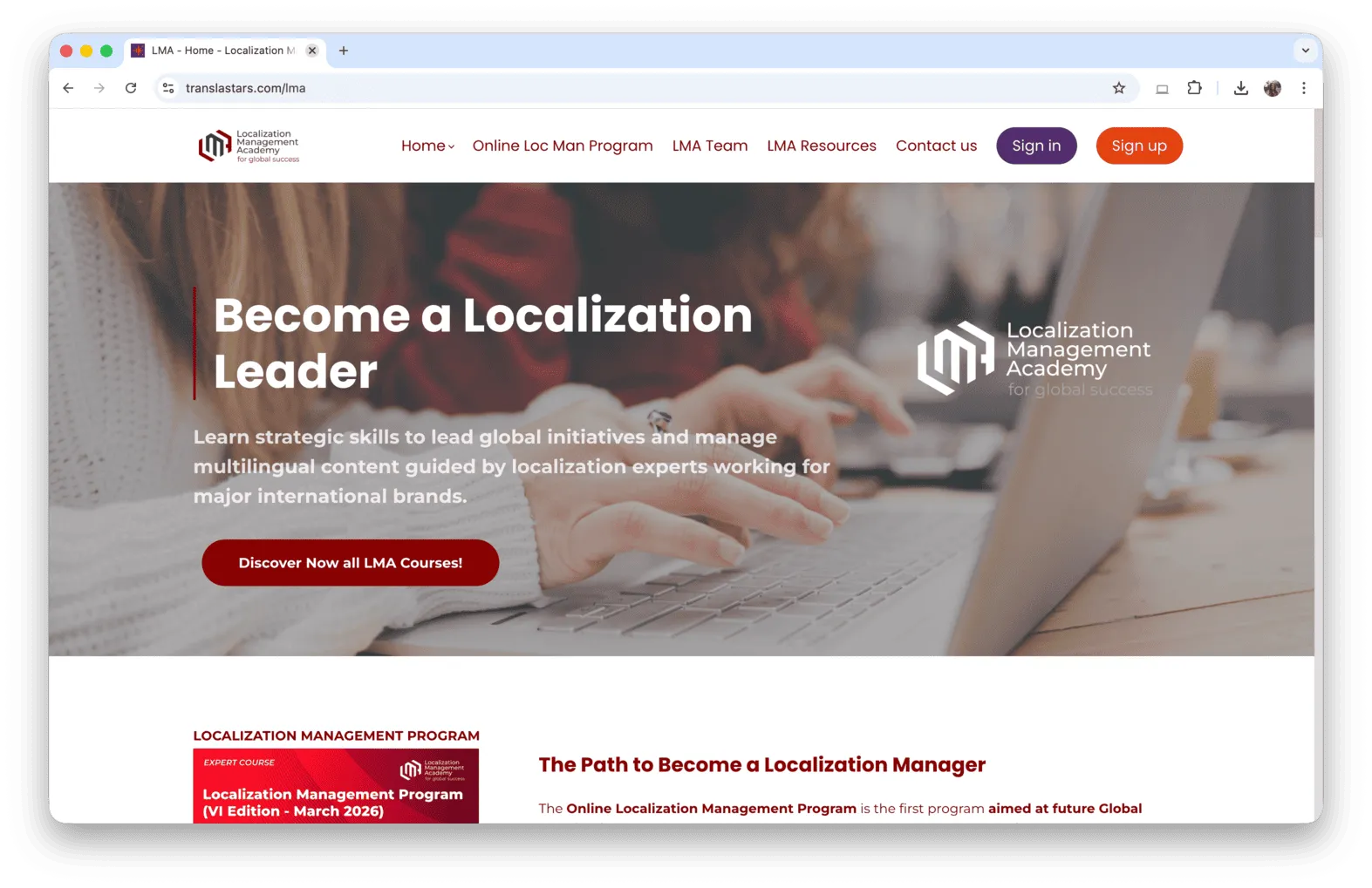 Become a Localization Manager Course